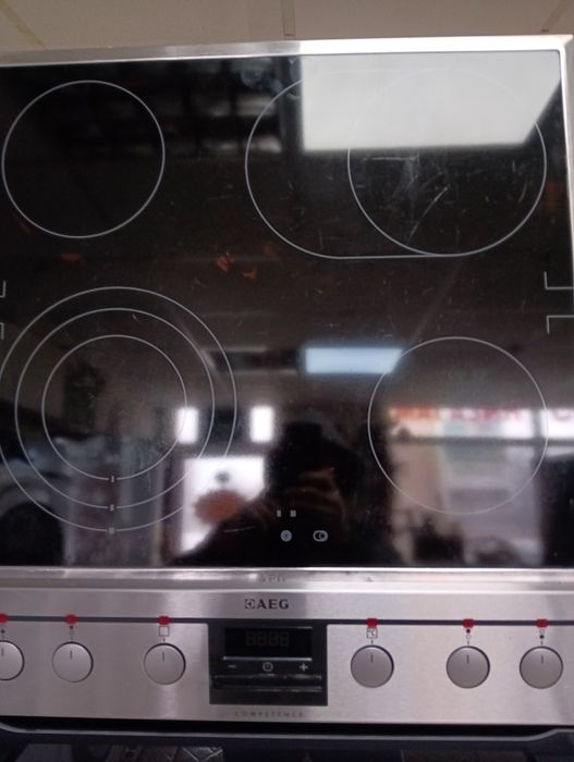 Иноксова печка за вграждане АЕГ Aeg   с две години гаранция!