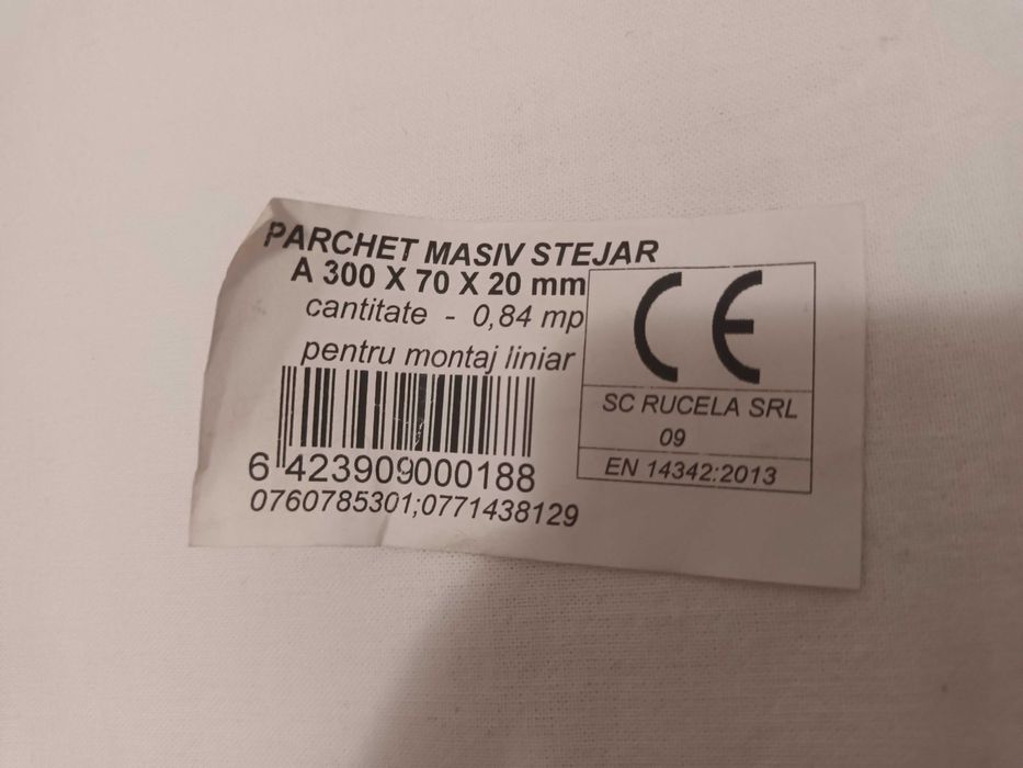 Vand urgent Parchet masiv stejar