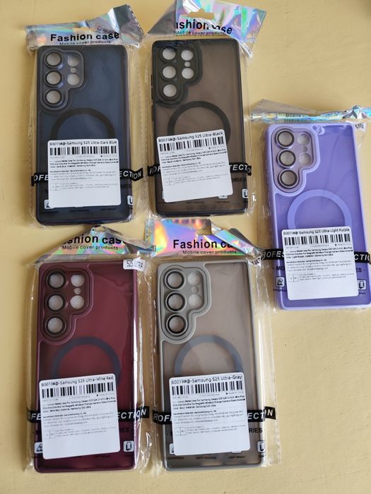 Samsung S25,S24,S23,S22 всички модели magsafe кейс защита на камерите