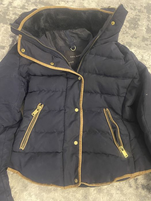Geacă Zara,mărimea S,fără defecte,culoarea albastru-bleumarin