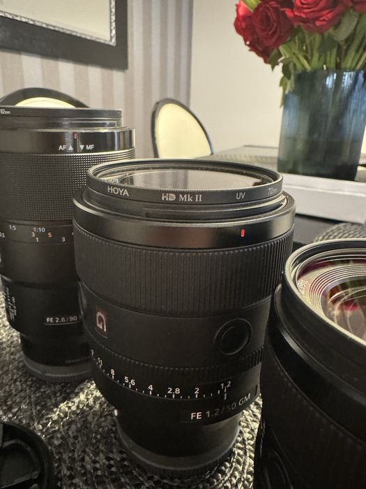 Obiective Sony GM – 50mm f/1.2, 24mm f/1.4, 90mm Macro
