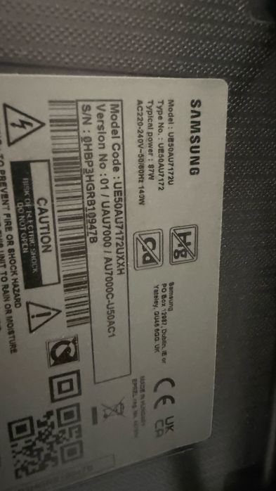 Smart tv Samsung 127”