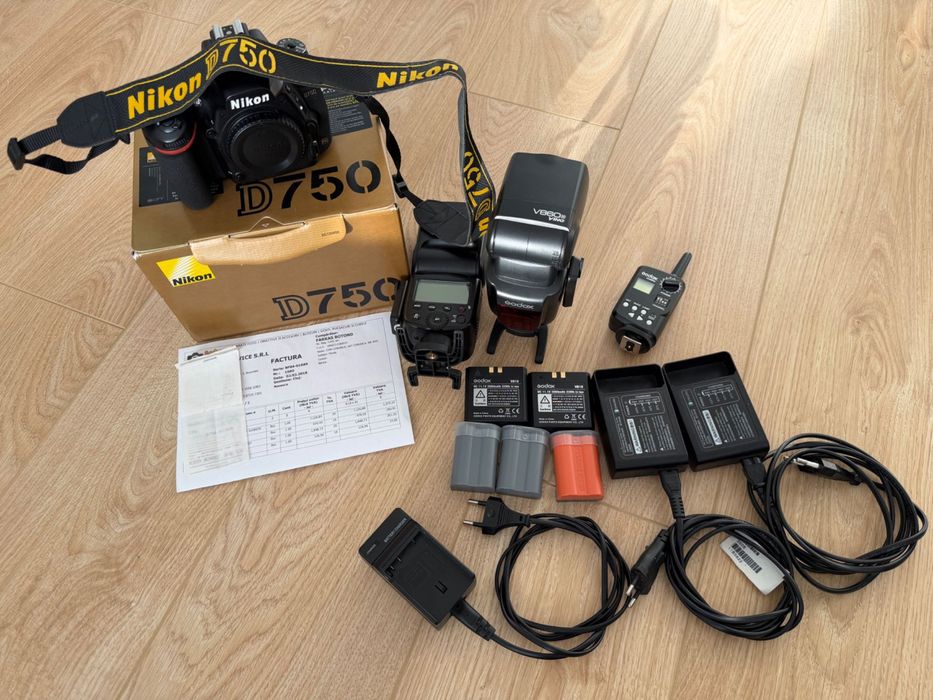 Kit foto profesional Nikon D750 FX FULL FRAME