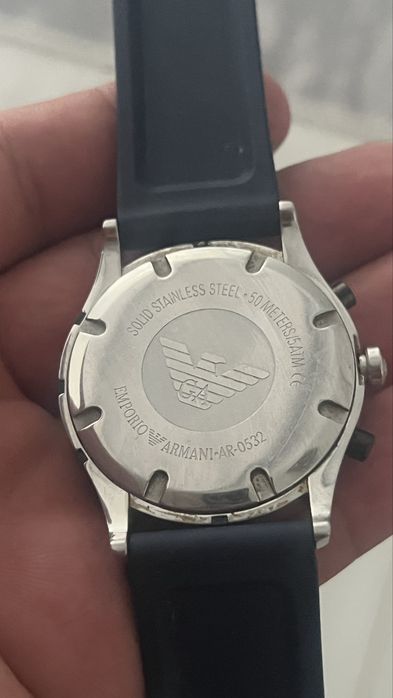 EMPORIO ARMANI -AR-0532   Работещ часовник без забележки   Идеален