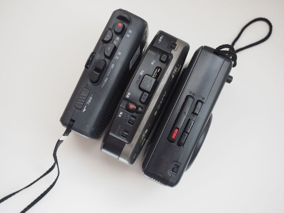 Playere Sony Walkman și Panasonic din Japonia, preț pentru trei bucăți, retro, casetofon