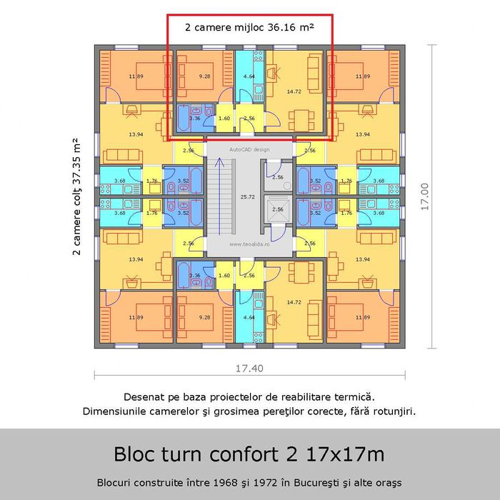 Apartament cu 2 camere renovat total, mobila noua. Gata de mutare.
