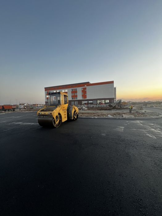 Укладка асфальта, асфальтирование, асфальт