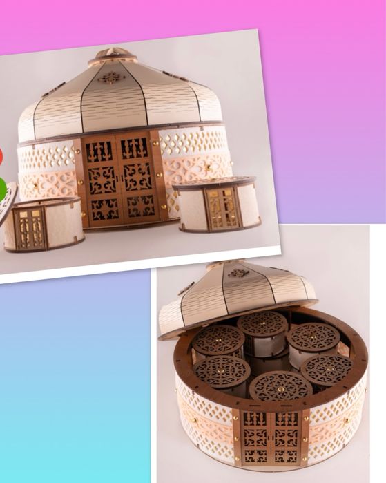 тойбастар в каждой по 12 мини юрт