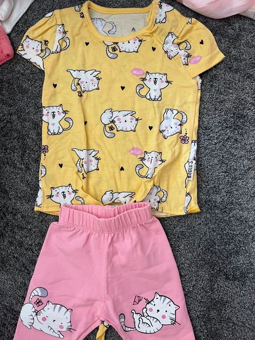 Голям ЛОТ Летни Дрешки за момиче размер 62-68