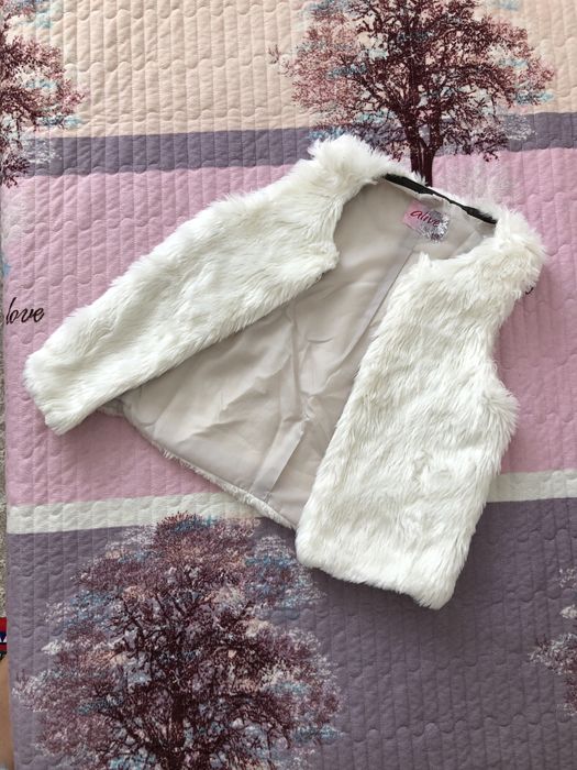 Болеро безрукавка на девочку 7-9 лет