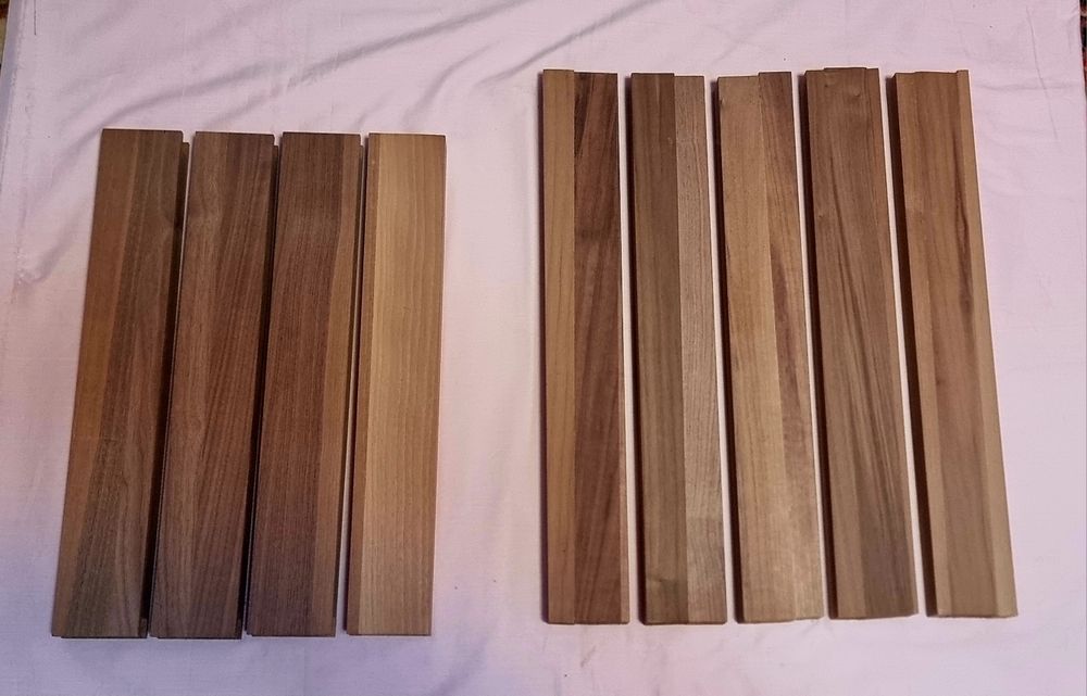 Bucati de lemn de nuc american