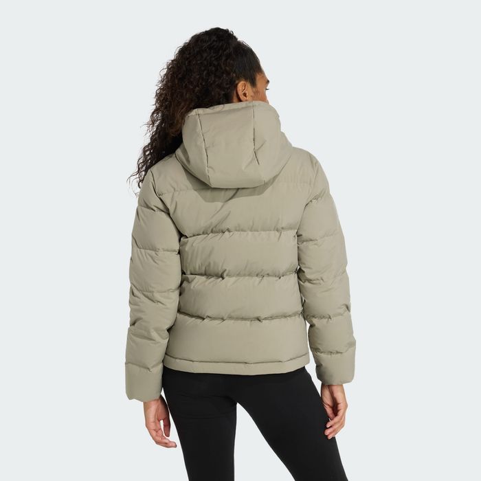 Geaca Adidas Helionic CLIMAWARM Hooded Down Jacket Noua Originala (XS; S)