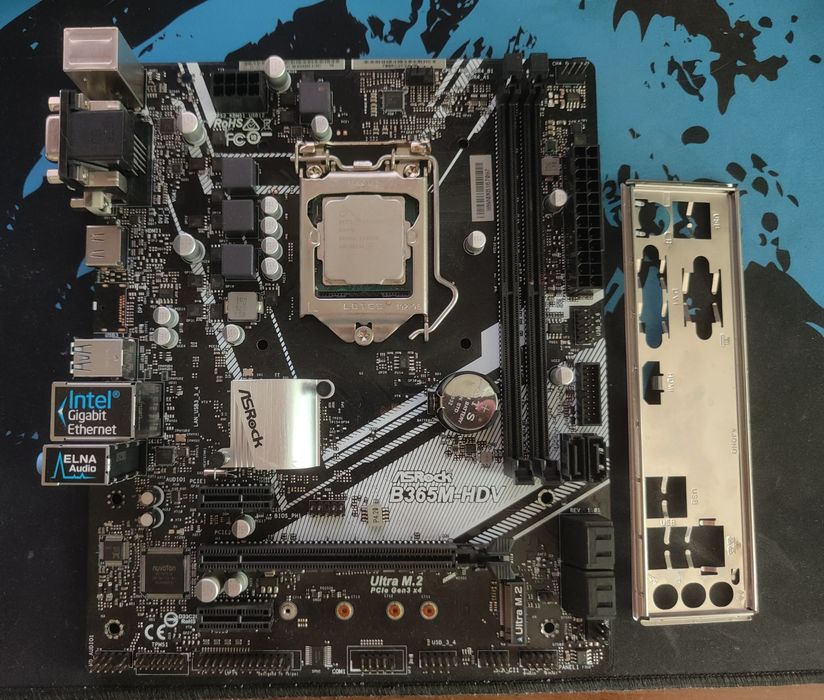 Материнская плата Asrock B365M + i3-9100F