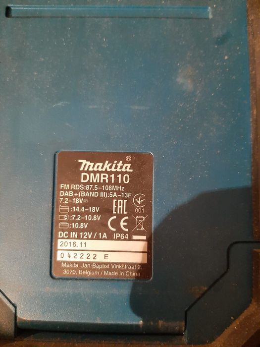 Machita radio dmr110 ca nou