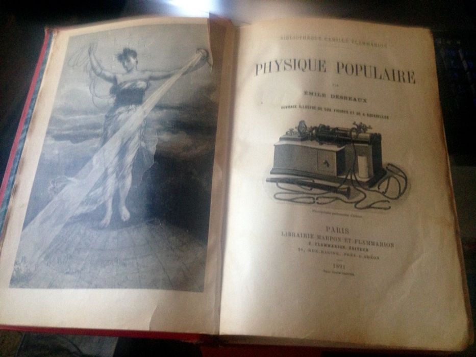 Desbeaux , Physique Populaire , editie Flammarion 1891