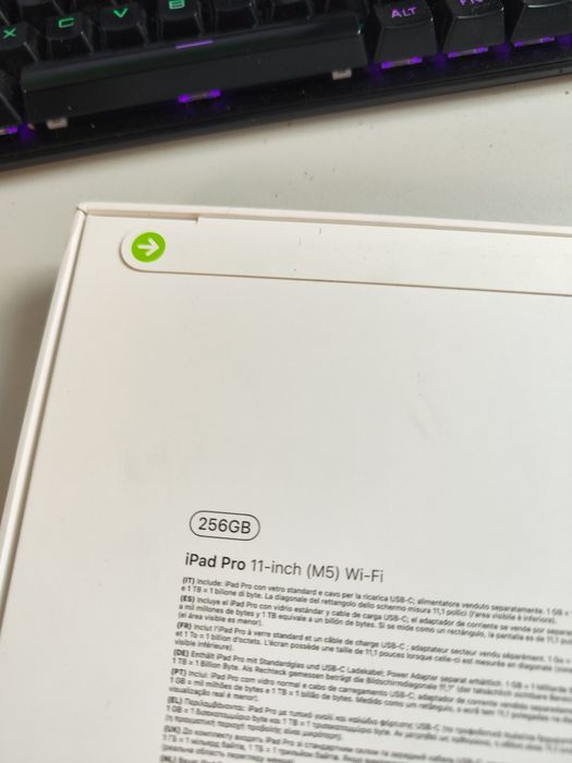 Ipad pro 11 inch, M5, 256GB , WiFi, sigilat