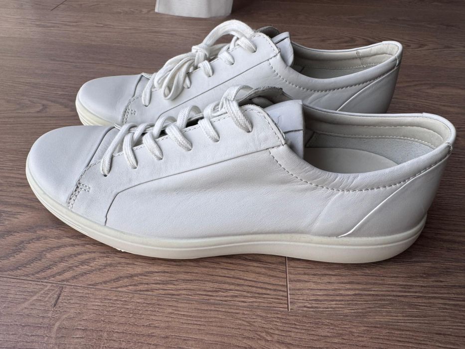 Кеды ECCO SOFT 7 белые 45 р.