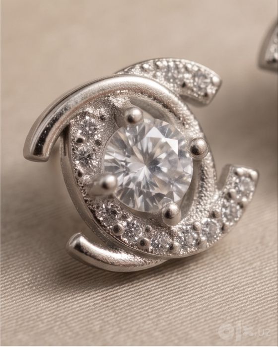 Серебряное гвоздик 925, Kumush zirak 925