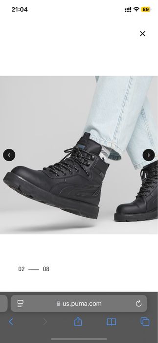 Ботинки новые зимние Puma