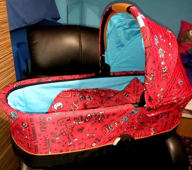 Зимен кош Cybex Cot s gold FE VALUES FOR LIFE Love red
