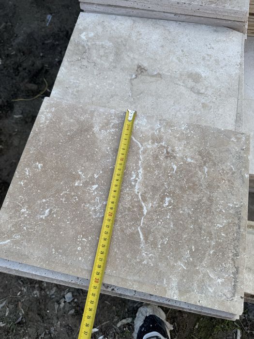 травертин фасад дома