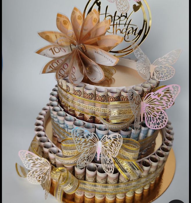 Торт денежный подарочный