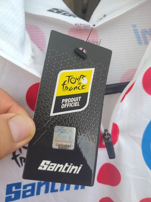 Детска тениска за колоездене SantininTour de France