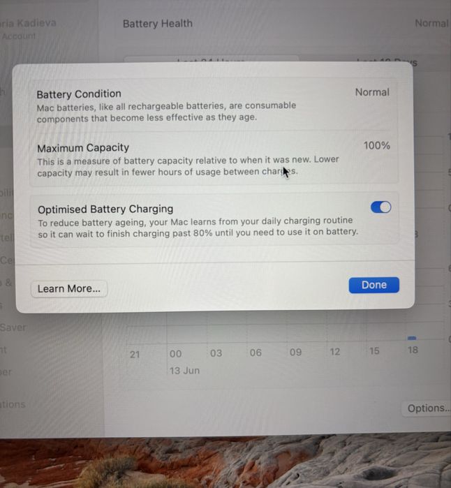 Apple MacBook Air 13.6” - Активна Гаранция и 100% Battery Health