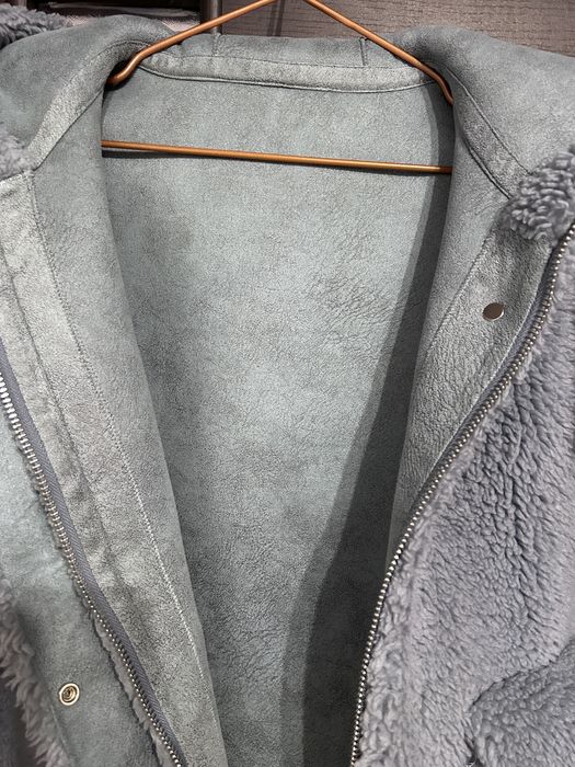 Эко шубка тедди теплая