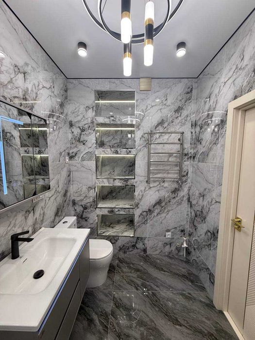 3-х комнатная 68кв.м. 8 этаж-Евроремонт, Новостройка, Водник, ул.Рохат