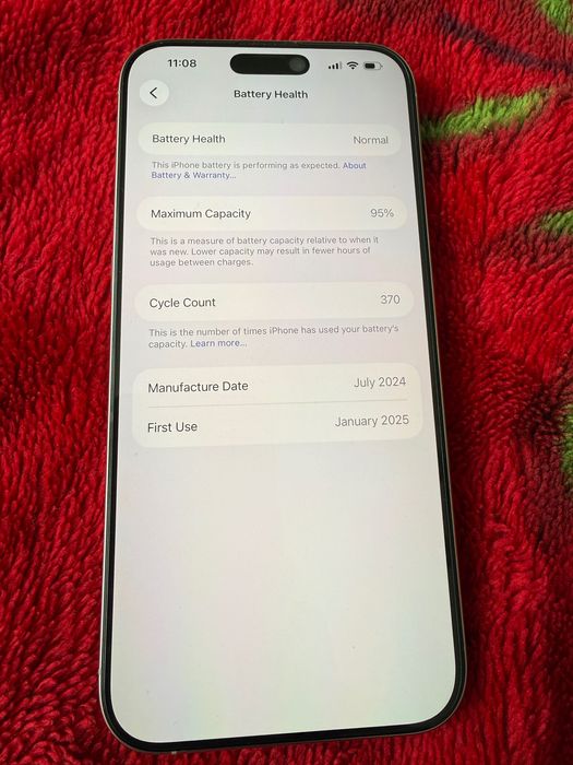 IPhone 16 pro max 256 GB baterie 94% PRET FIX !!!