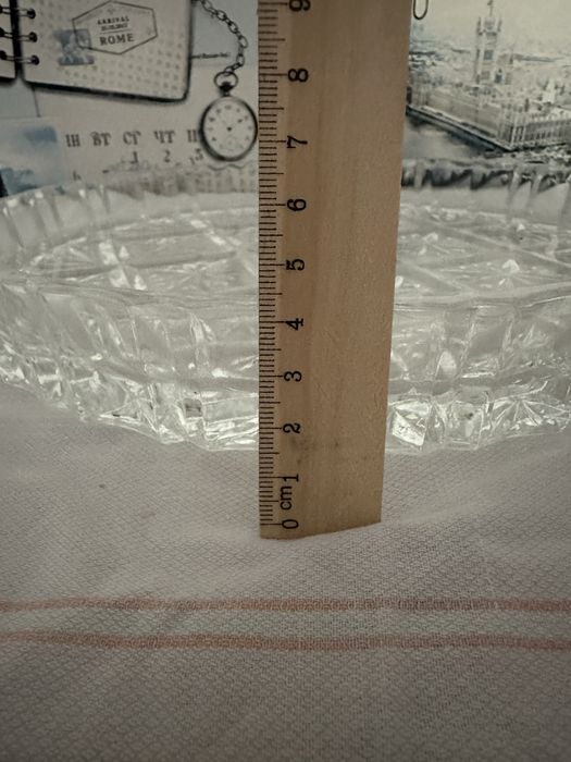 Хрусталь тарелка подставка