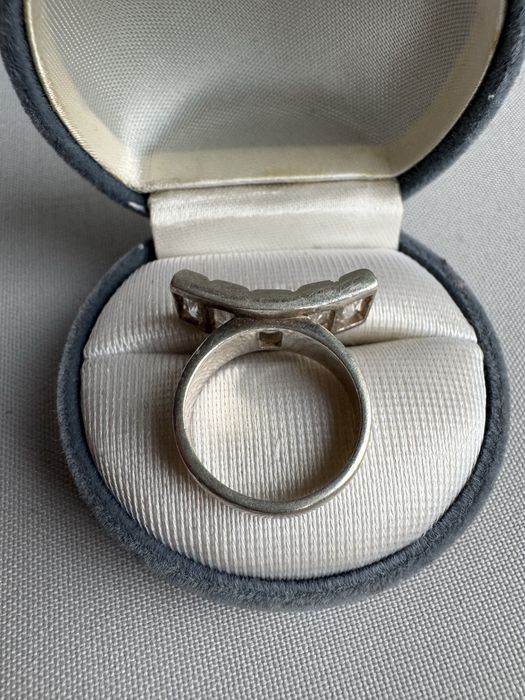 Inel din argint si cubic zirconia