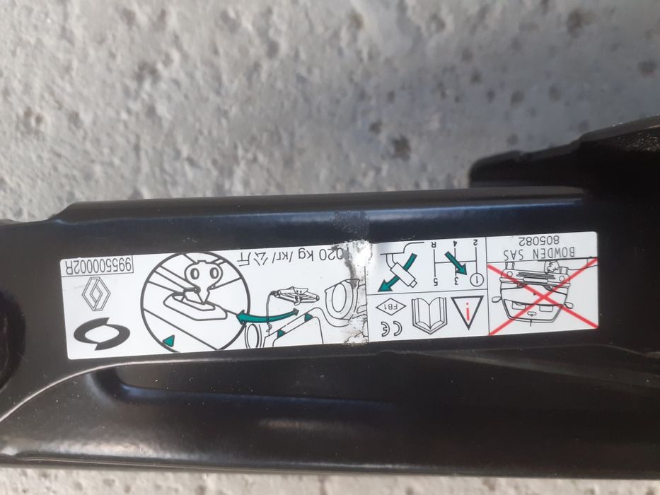 Set Cric Cheie Roți Cui Tractare Renault Talisman Megane 3 Scenic