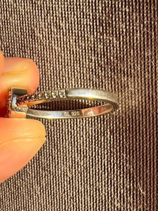 Кольцо серебряное. Сердце. Pandora style