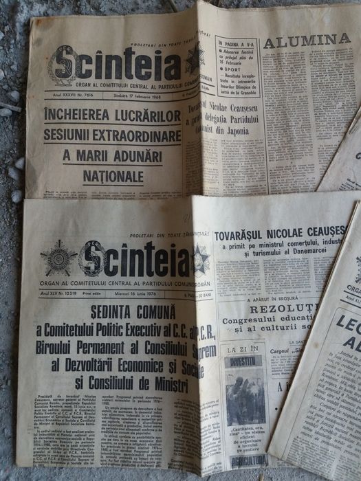 ziare vechi scanteia