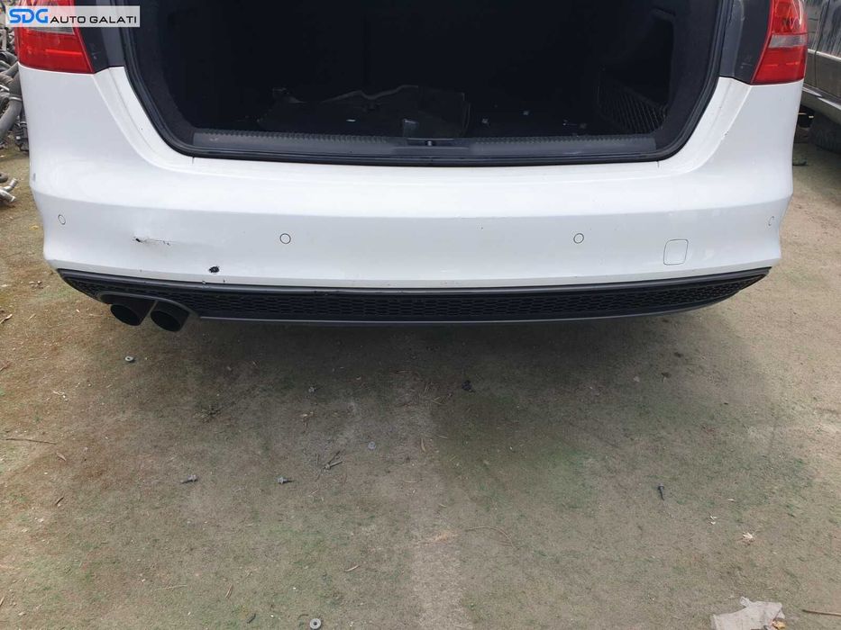 Bara Spoiler Spate S-Line Sline cu Locas Senzori Parcare Audi A4 B8 B8.5 Berlina Sedan FL Facelift 2012 - 2016 Culoare LY9C [C5448]