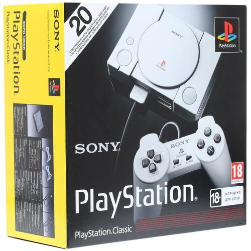 Ретро приставка Playstation one, 2020 remake
