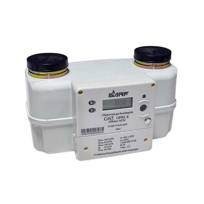 Ultrazvukli gaz hisoblagichlar Sarf turi, G4 dan G65 gacha