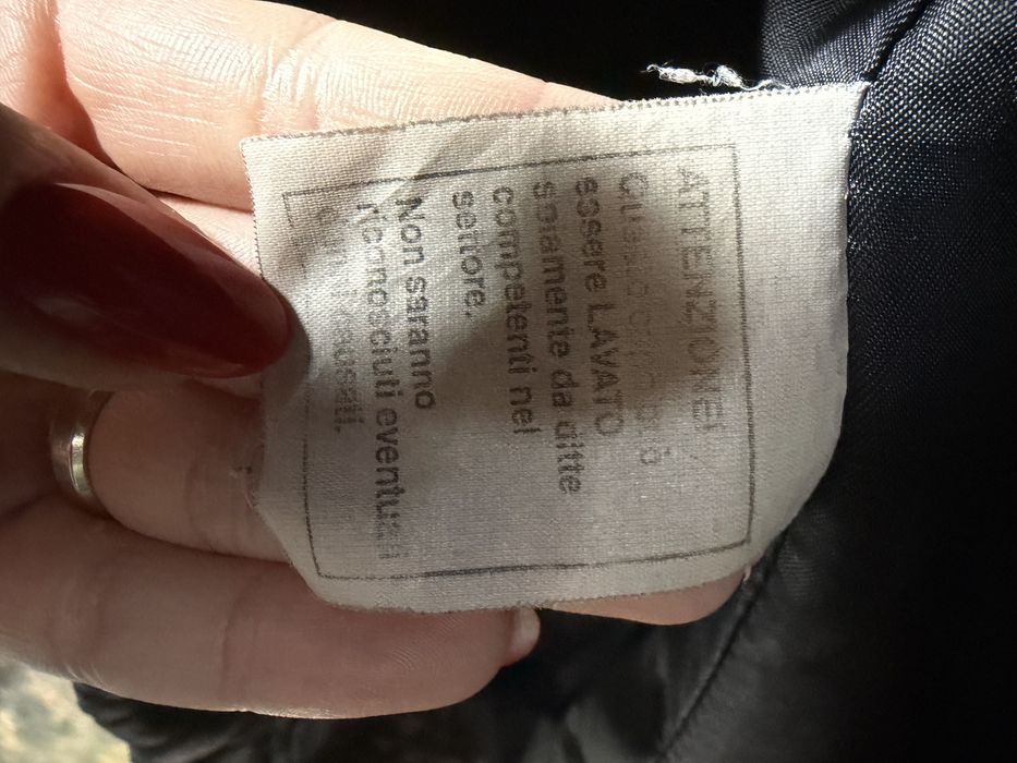 Geaca din piele naturala cu guler din blana de nutrie