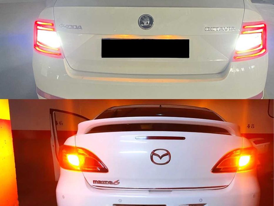 Becuri LED cu lumină naturală 144 buc. cu CANBUS