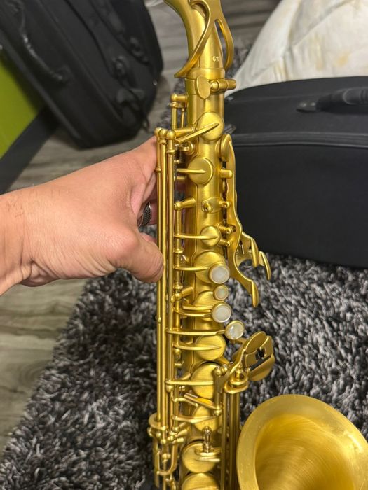 Vand Saxofon Yamaha Yas 62 purpe logo