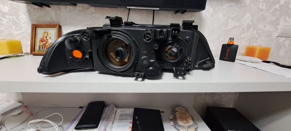 Фары BMW Е-39. В бронепленке