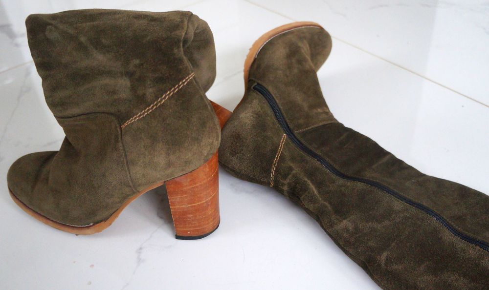 Ботуши GiAnni естествен велур, 39ти номер