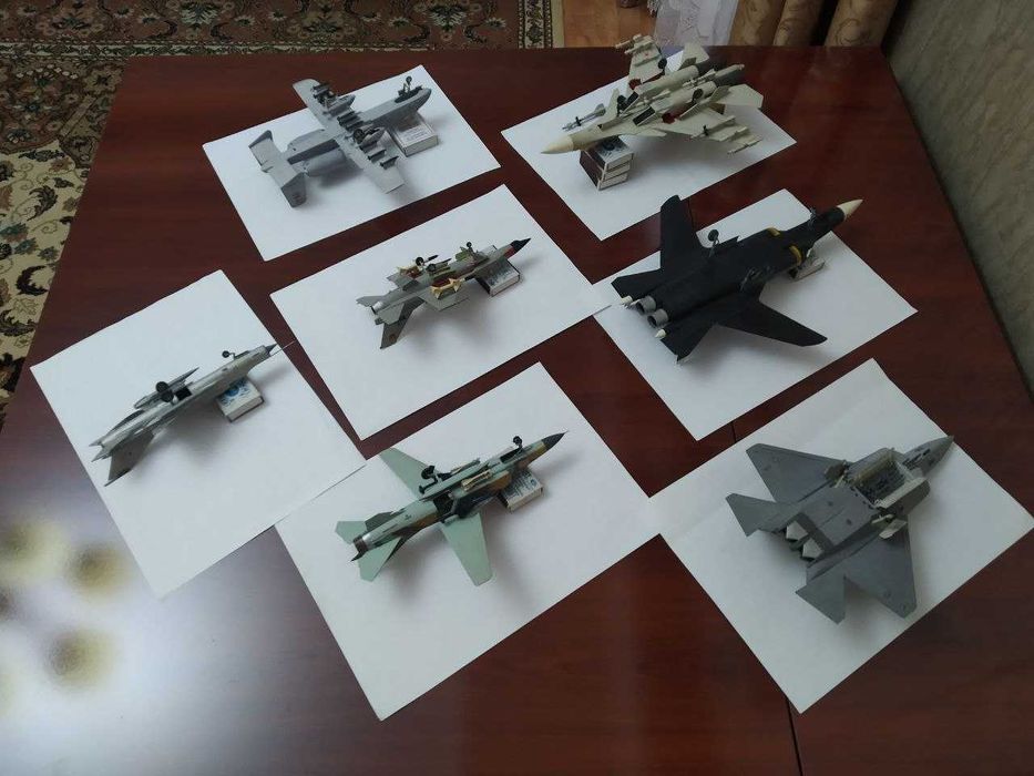 Сборные модели самолетов. Разные.