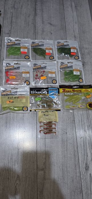 Shad gume spining rapitor salau stiuca avat