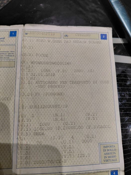 Turbina ford focus  1.6 tdci 115 cp