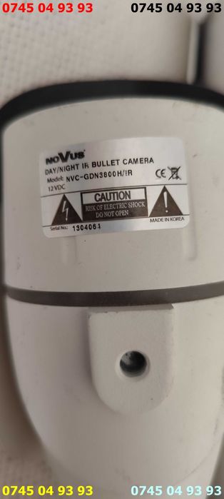 set 4 camere cu infrarosu 2 Novus NCV GDN3800H si una NVAHD 2dn5504mh