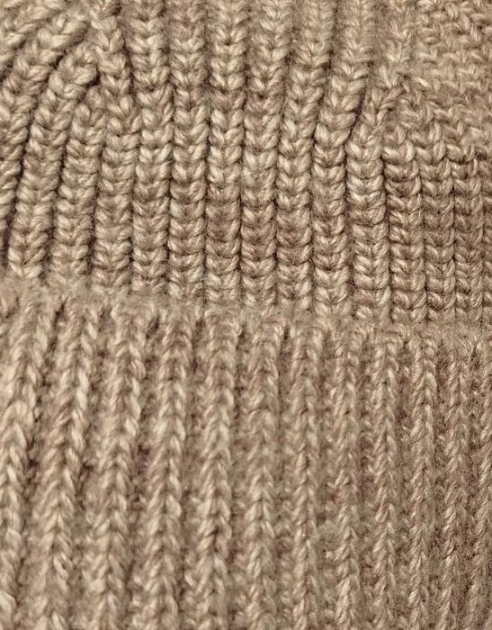 вязаная теплая шапка бинни унисекс