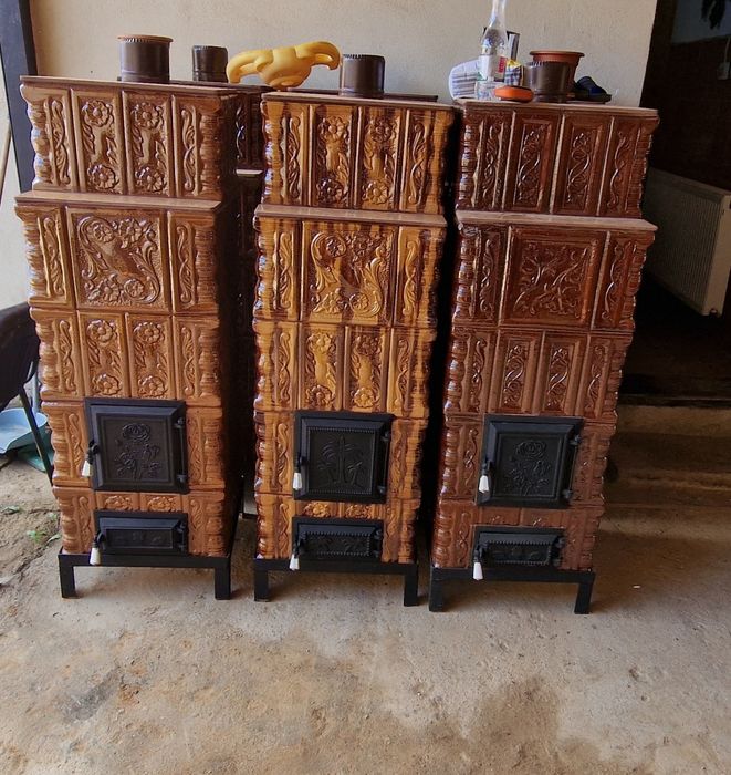 Vând sobe de teracotă premontate diferite modele